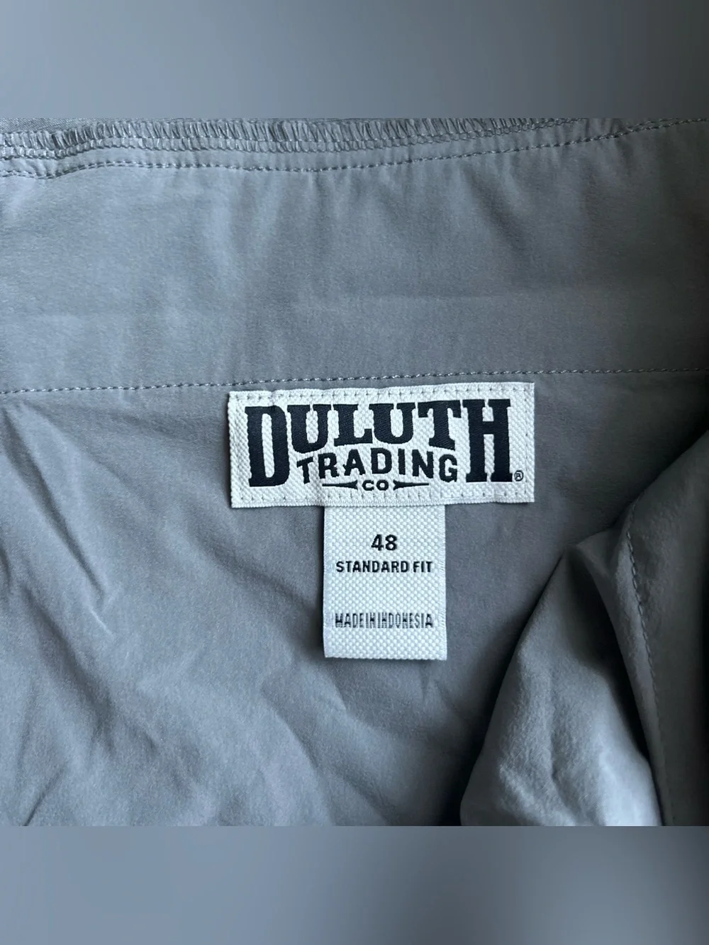 $89 NWT Duluth Trading Armachillo Shorts Mens 48x9 Gray Flex Standard Fit Cargo